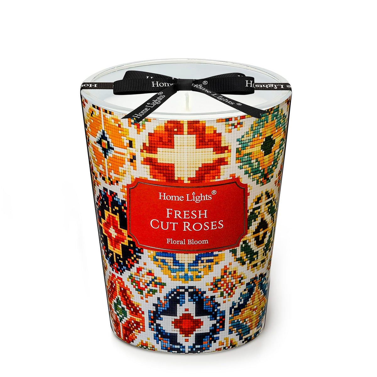 Vela de soja rosas frescas HomeLights, 190 g