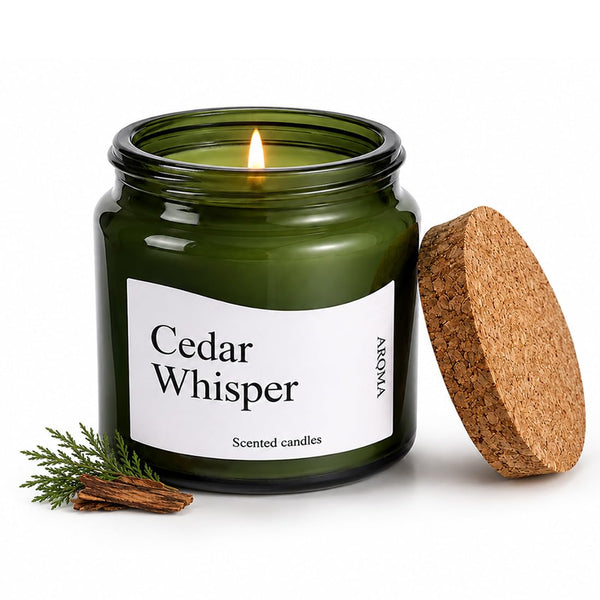 Vela perfumada de cedro