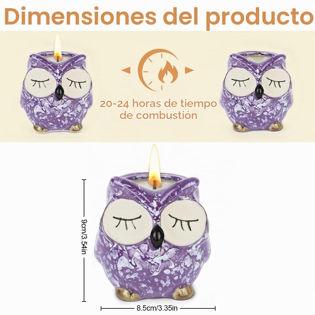 Vela perfumada de naranja dulce Lovely Owl
