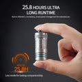 Titanium EDC Keychain Flashlight Pocket mini Torch LED Compact Bright Powerful Flashlights